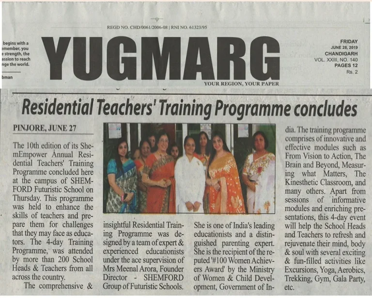 THE 10TH SHEMEMPOWER ANNUAL RESIDENTIAL TRAINING PROGRAMME GRABBED THE HEADLINES ALL OVER THE COUNTRY!

When it comes to breaking news, we are delighted to share that the 10th ShemEmpower Annual Residential Training Programme broke all the records! Leading newspapers like Times of India covered the event in its full glory.