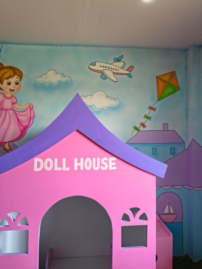 Children engaged in fun learning activities at Shemford Primary School Siwan