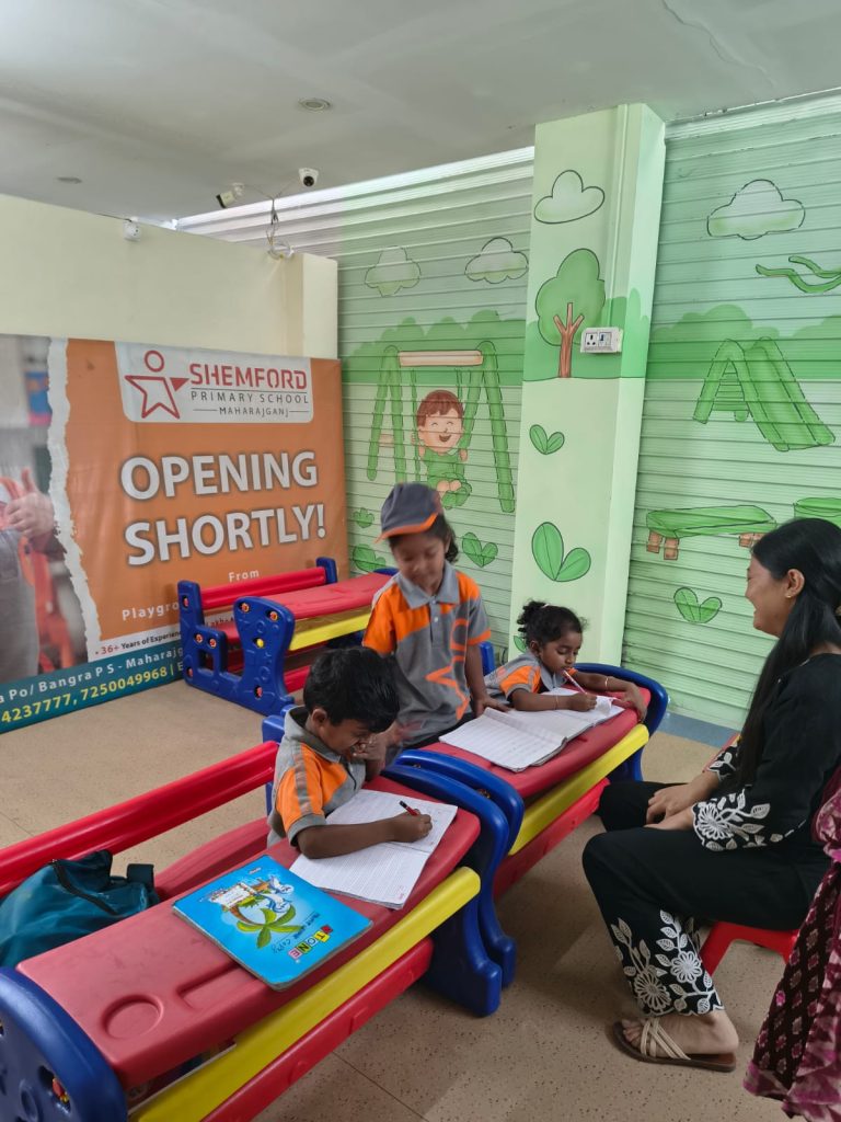 Interactive classroom at Shemford Primary School Maharajganj Siwan Bihar