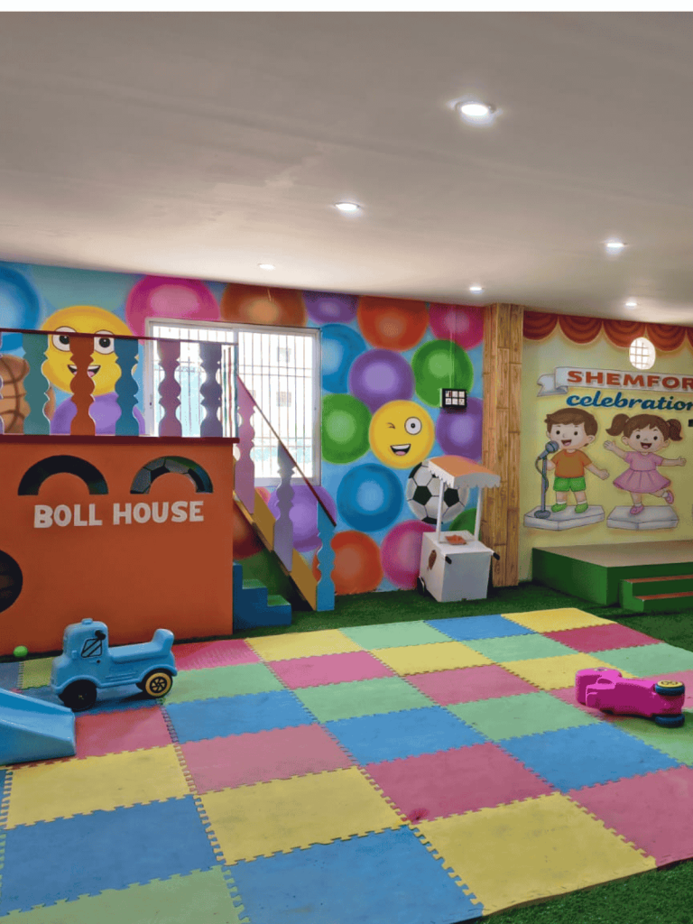 Children engaged in fun learning activities at Shemford Primary School Siwan