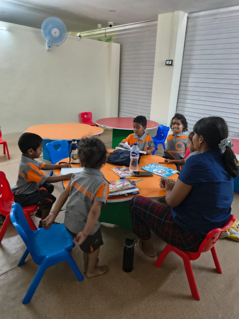 Interactive classroom at Shemford Primary School Maharajganj Siwan Bihar